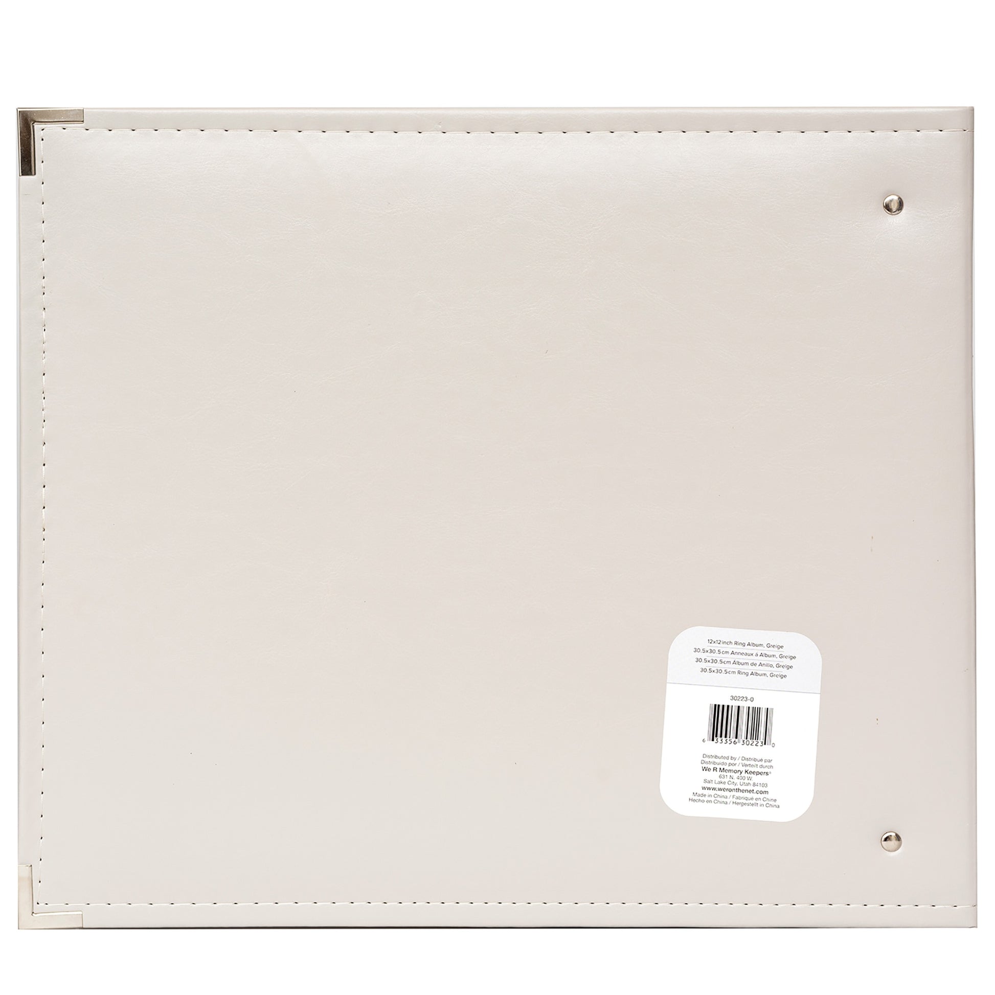 We R Makers 12x12" Faux Leather D-Ring Photo Album