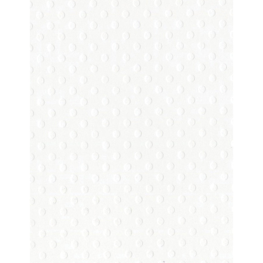 Bazzill 8.5x11" Dotted Swiss Cardstock - 25 sheets, Available in Multiple Colors