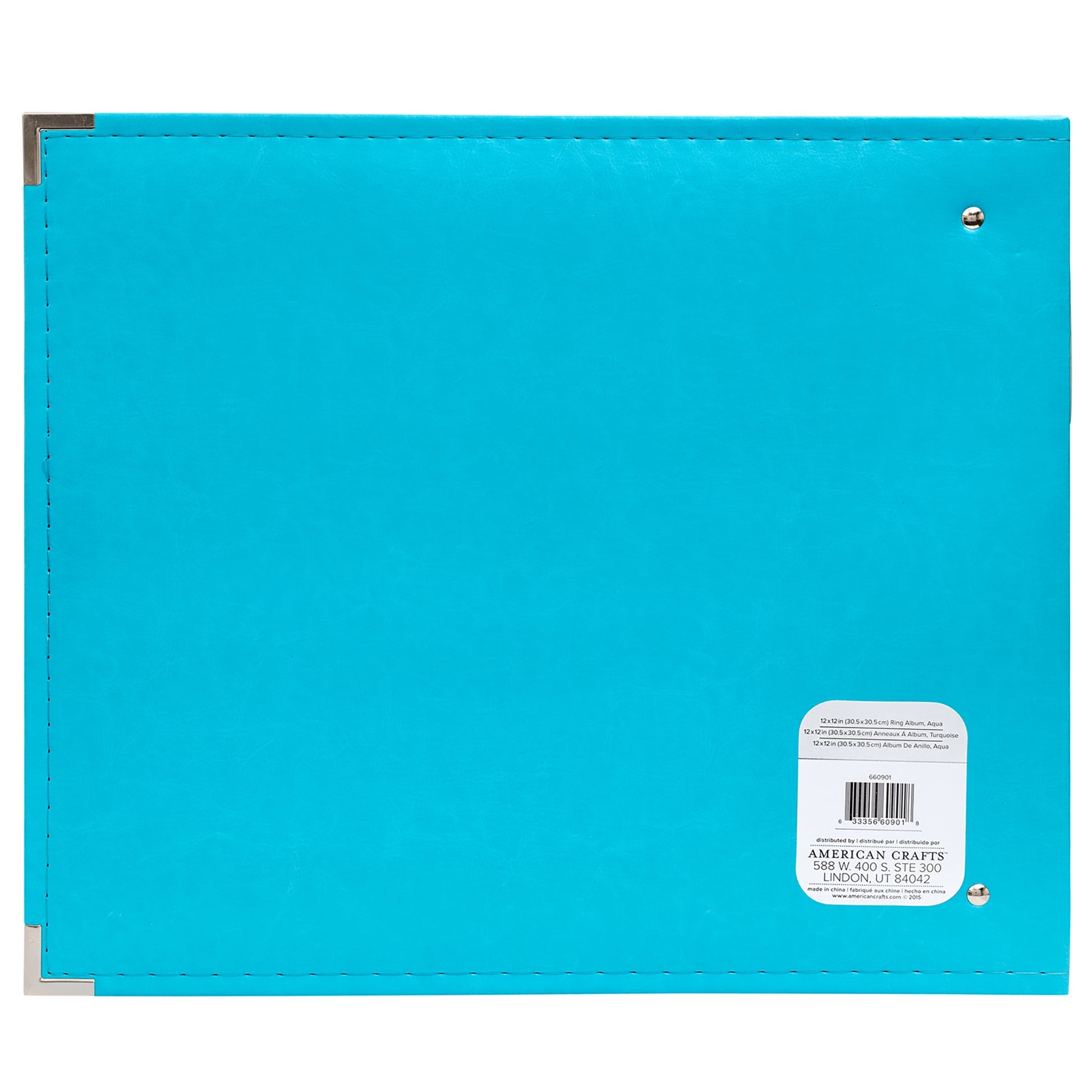 We R Makers 12x12" Faux Leather D-Ring Photo Album