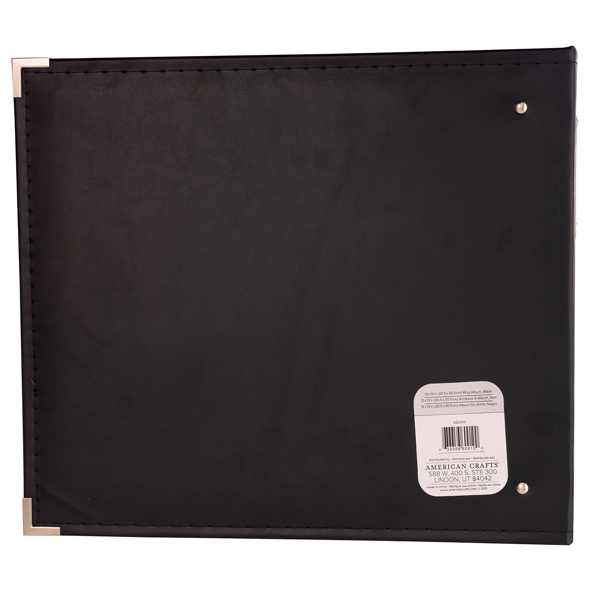 We R Makers 12x12" Faux Leather D-Ring Photo Album