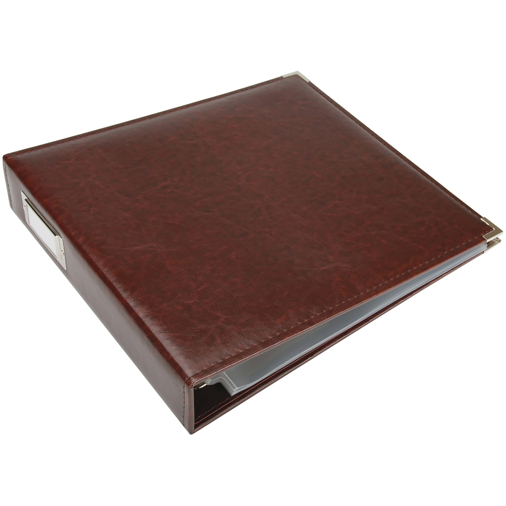 We R Makers 12x12" Faux Leather D-Ring Photo Album