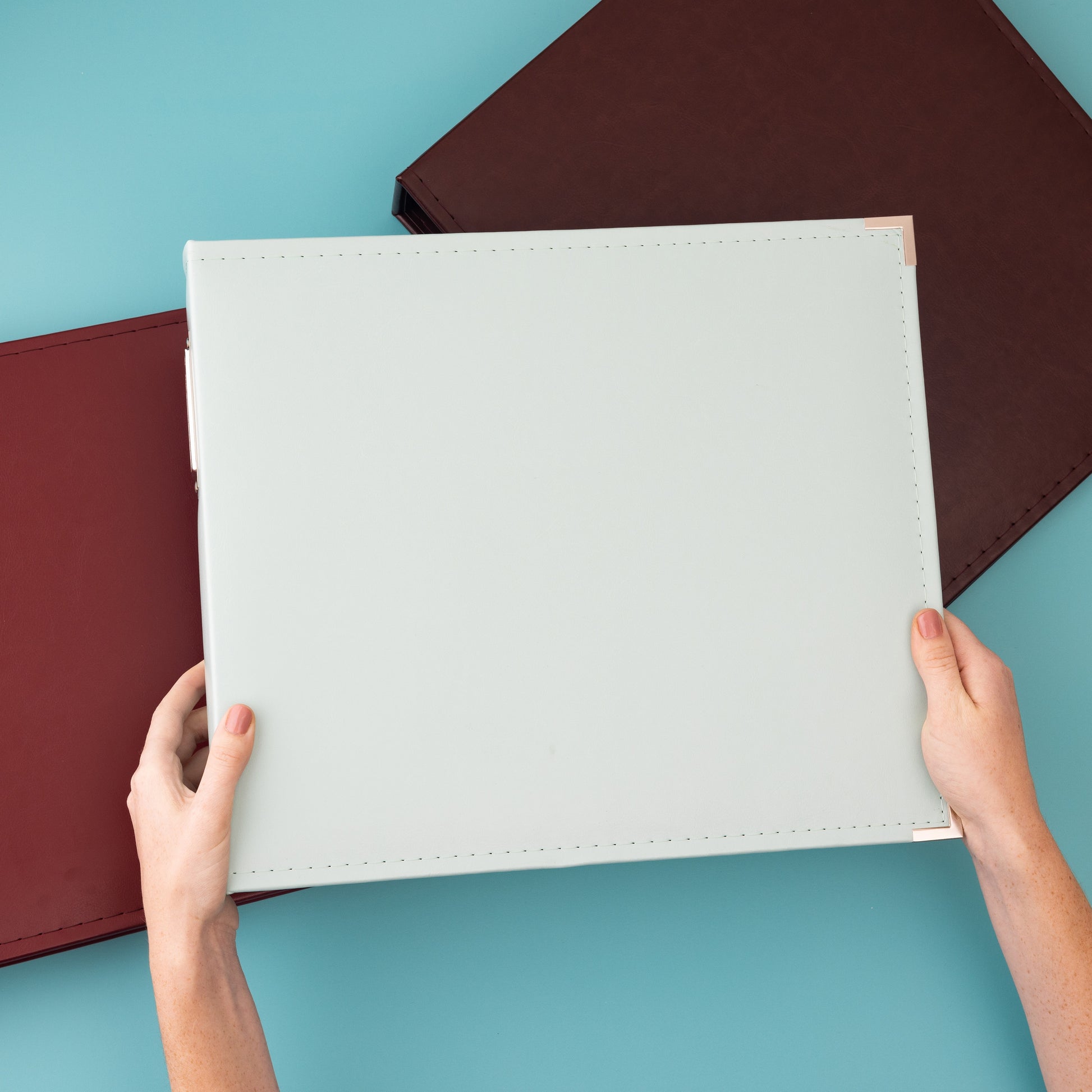 We R Makers 12x12" Faux Leather D-Ring Photo Album