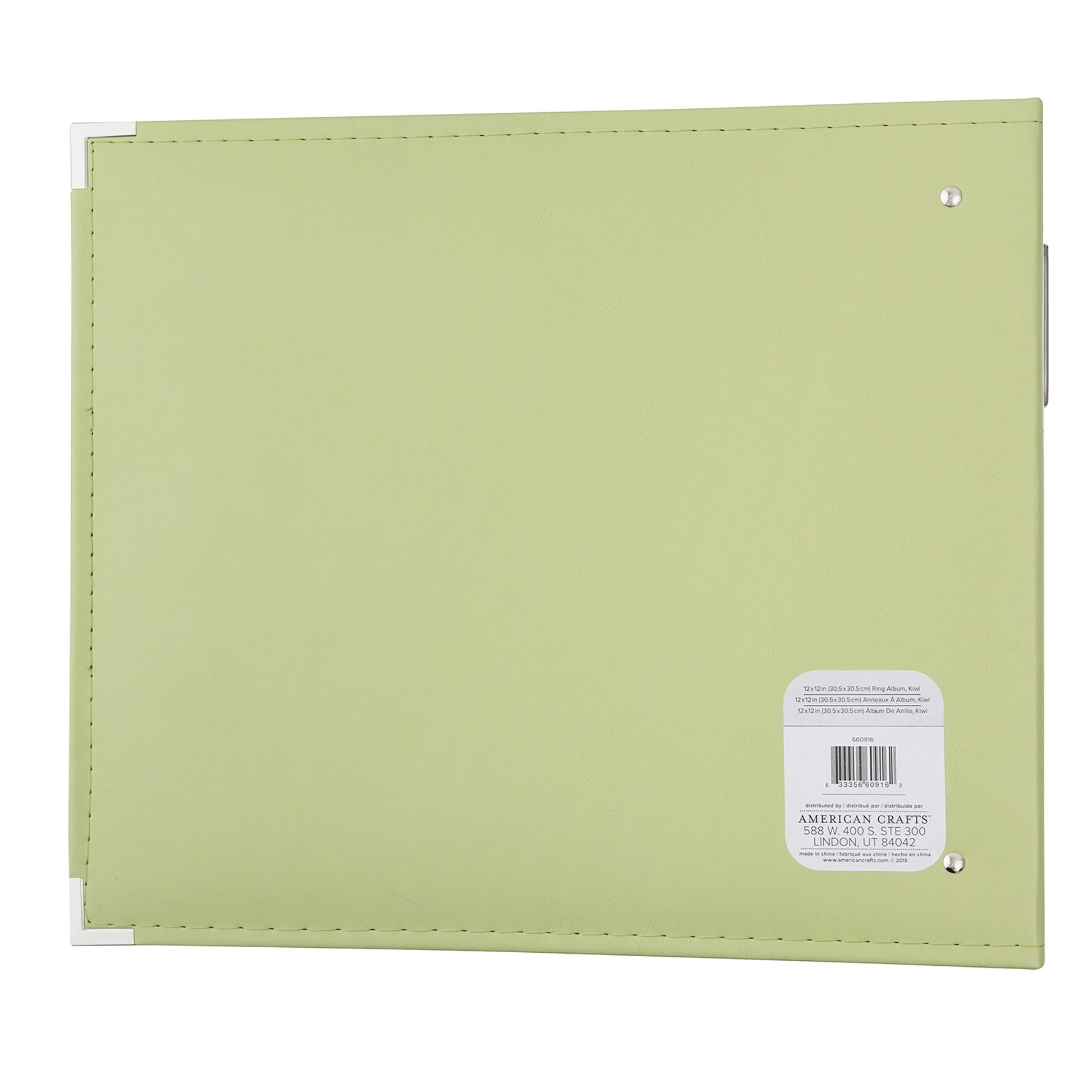 We R Makers 12x12" Faux Leather D-Ring Photo Album