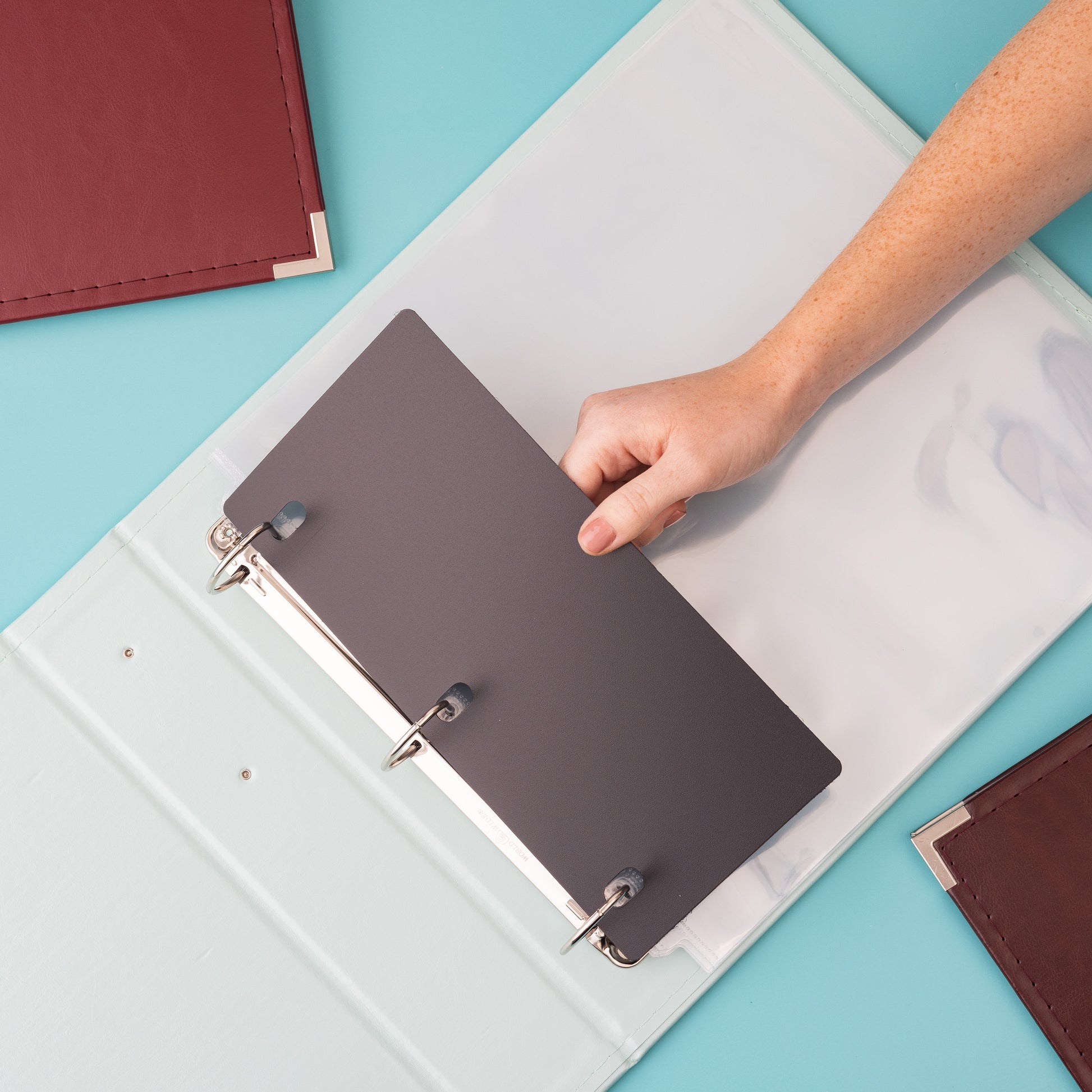 We R Makers 12x12" Faux Leather D-Ring Photo Album