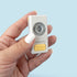 EK Tools 1/2 Inch Circle Paper Punch being held  showing back of product