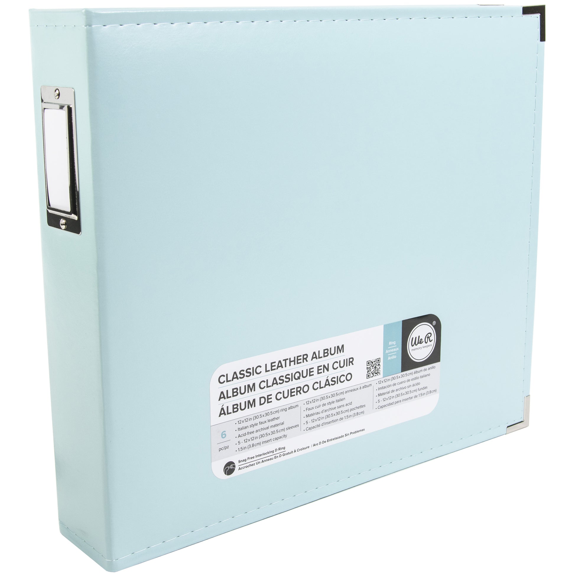 We R Makers 12x12" Faux Leather D-Ring Photo Album
