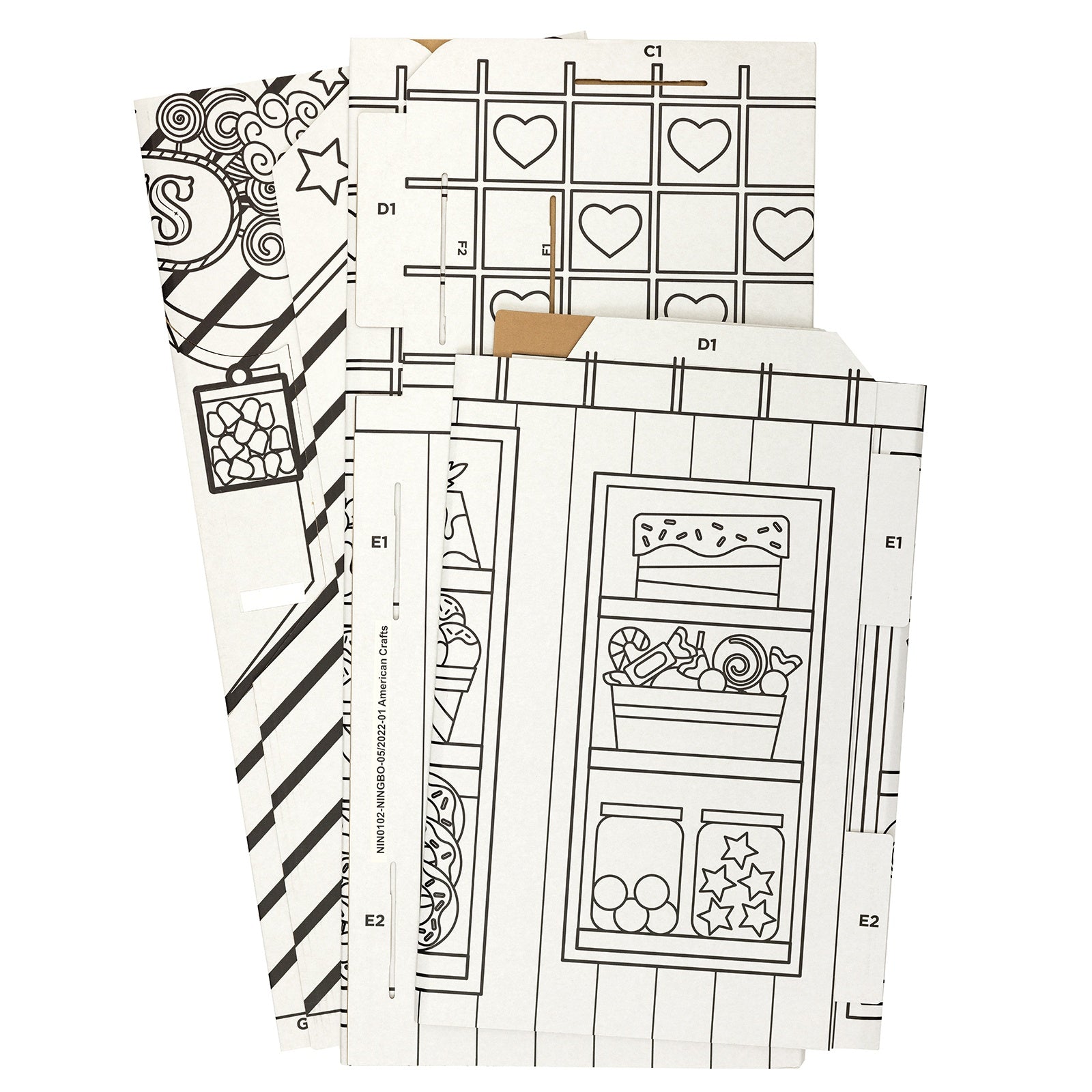 Make It Colorful! Color Your Own Candy Stand