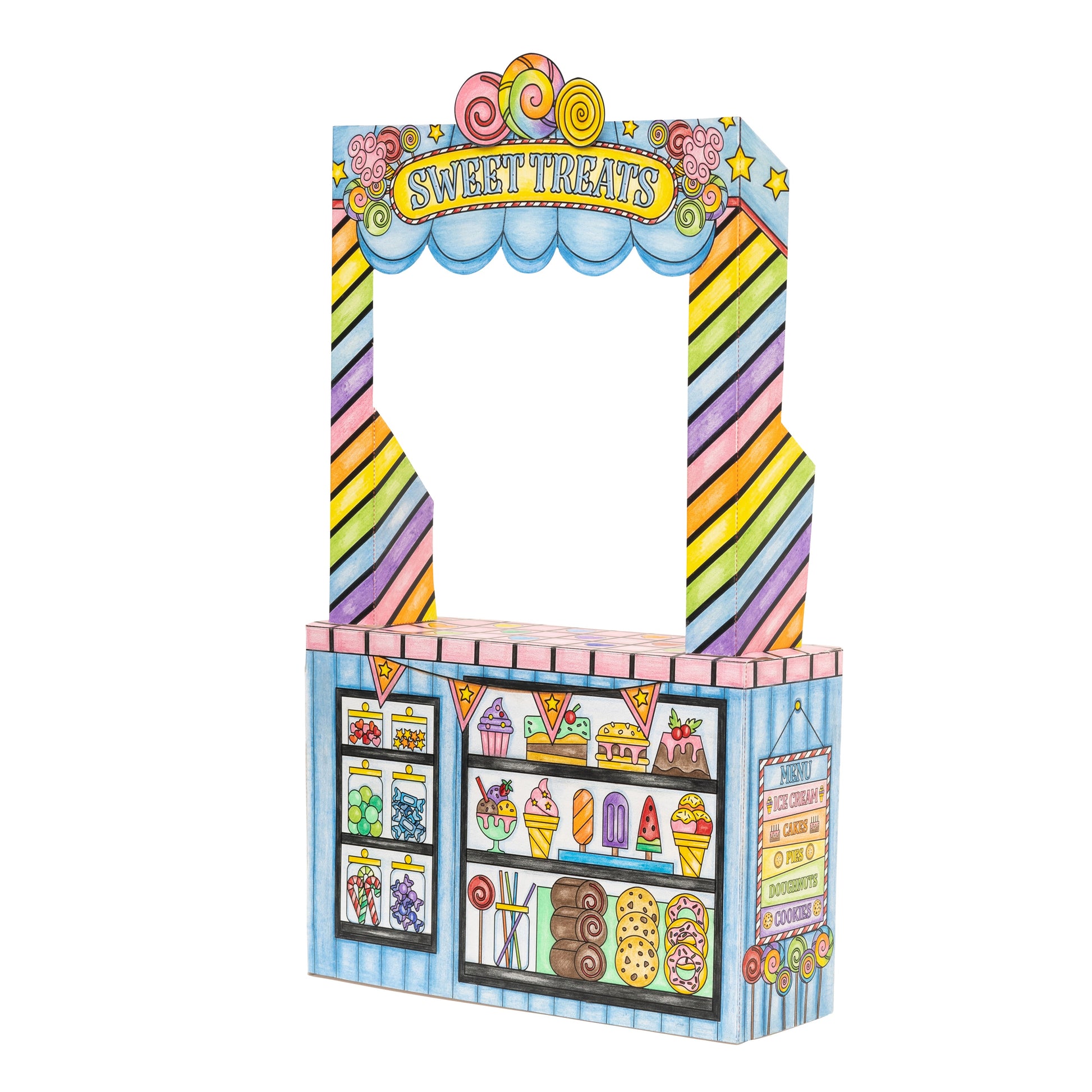 Make It Colorful! Color Your Own Candy Stand