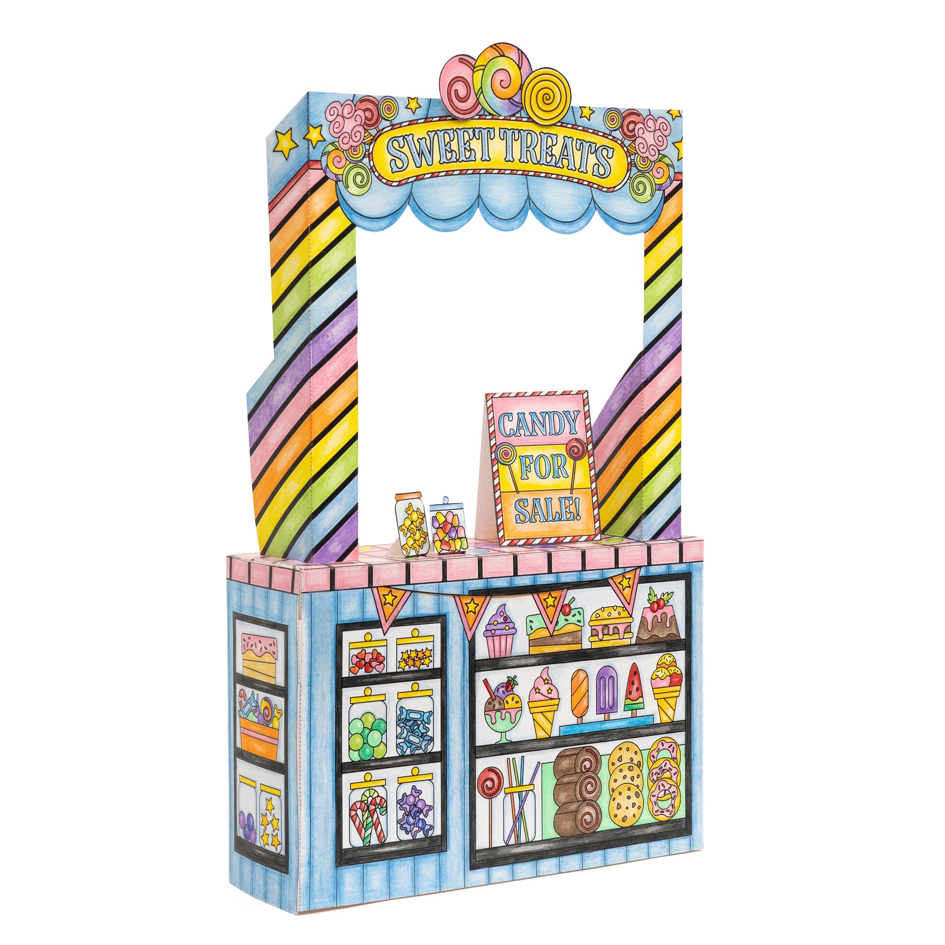 Make It Colorful! Color Your Own Candy Stand