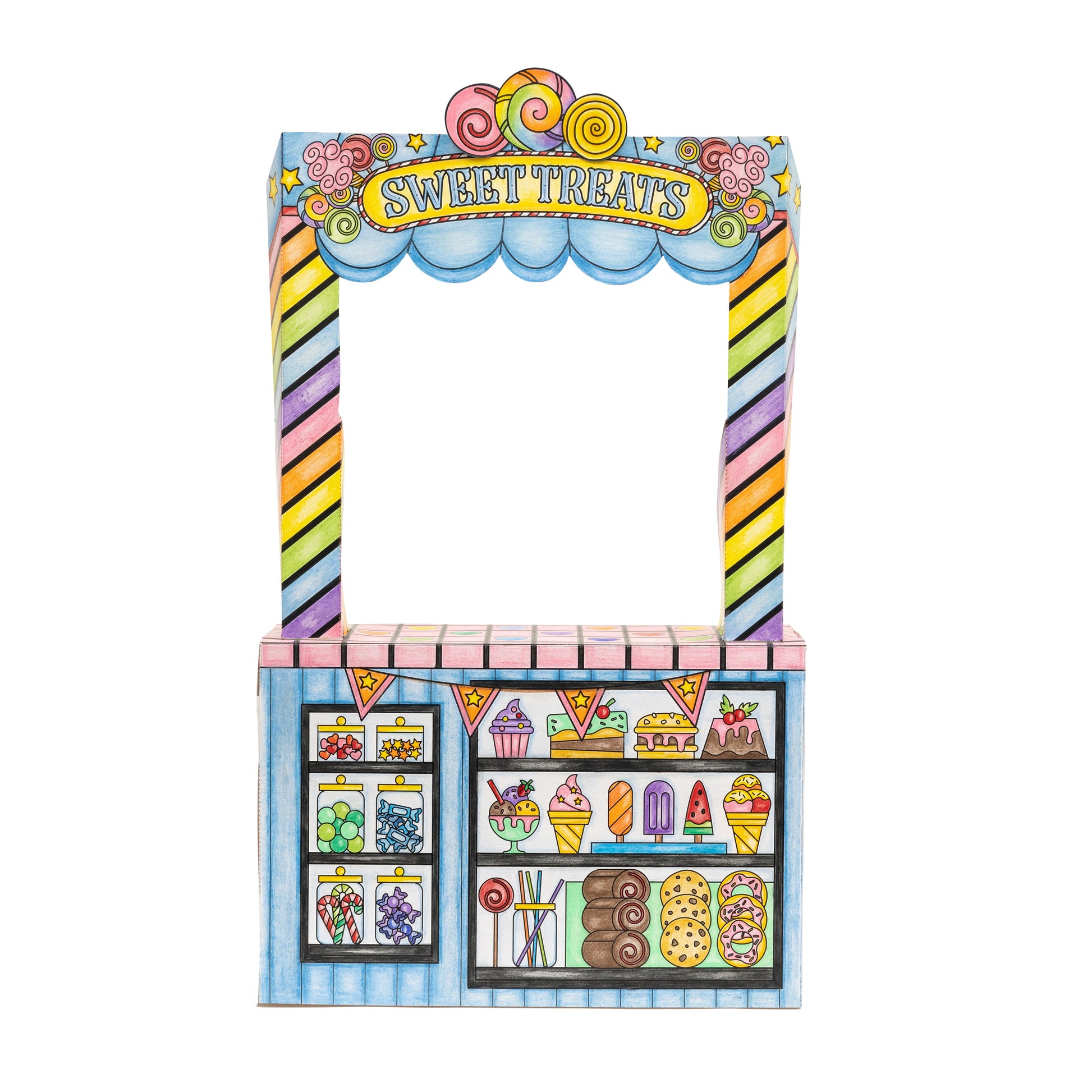 Make It Colorful! Color Your Own Candy Stand