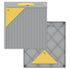 Front and back for EK Tools Standard 13"x14.25" Scoring Board with Bone Folder