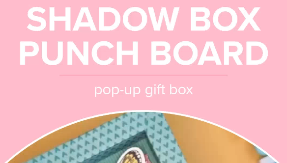 Show Box Punch Board pop-up gift box video